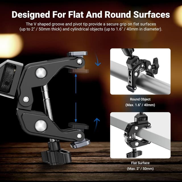 Thumbnail 3 de Neewer 22" Magic Arm desk clamp for microphones