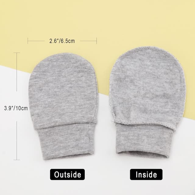 Detalle de Baby scratch mittens for 0 to 6 months