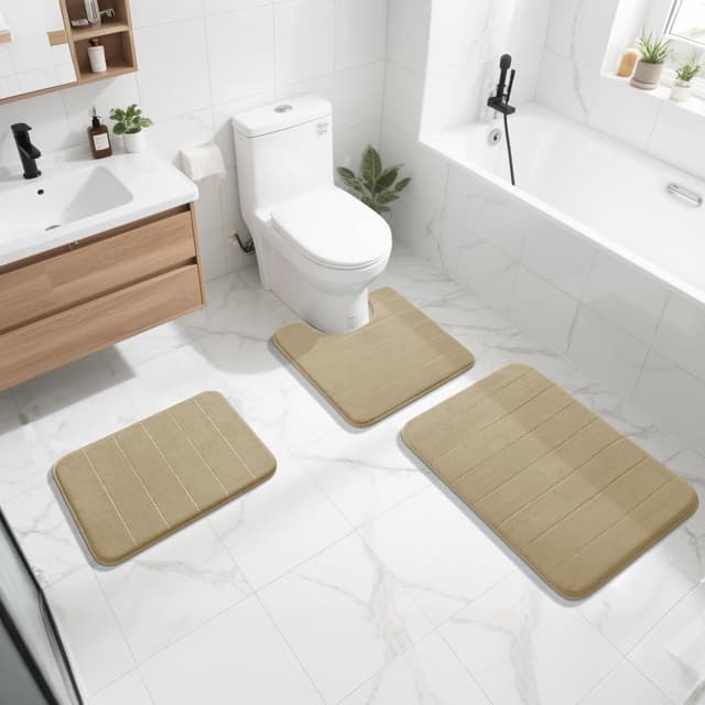 Thumbnail 6 de Yimobra memory foam bath mat 92 x 61 cm