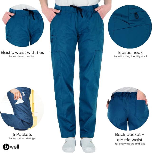 Thumbnail 2 de B-well Dante pantaloni sanitari 165 g/m² 🩺