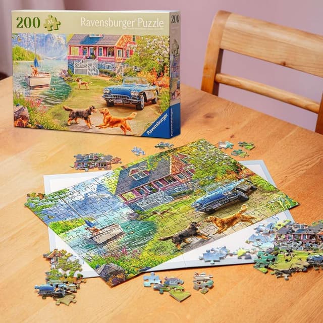 Thumbnail 5 de Ravensburger Puzzle 12001370 Sommerhaus am See 200 Teile