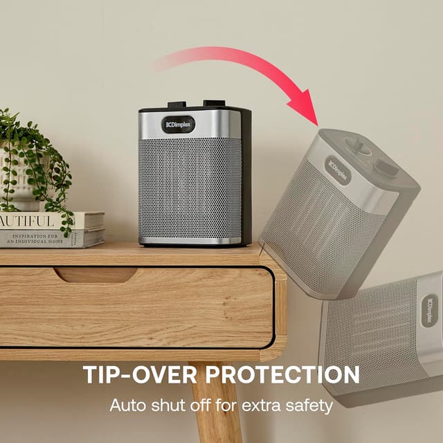 Thumbnail 6 de Dimplex DXUC2BS 2000W Ceramic Fan Heater