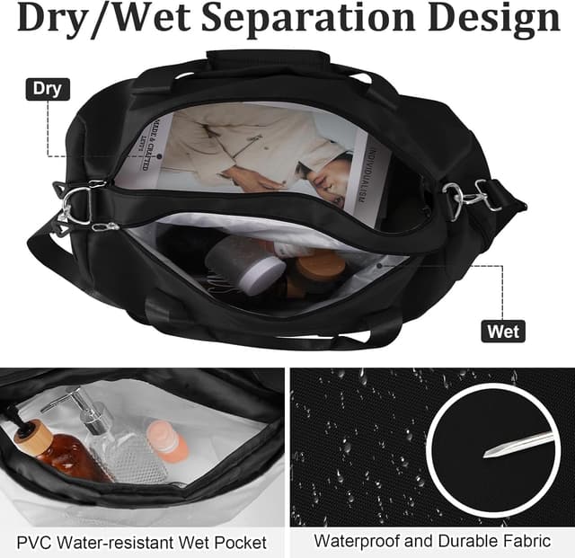 Thumbnail 2 de BELICOO Gym Bag with Shoes Compartment