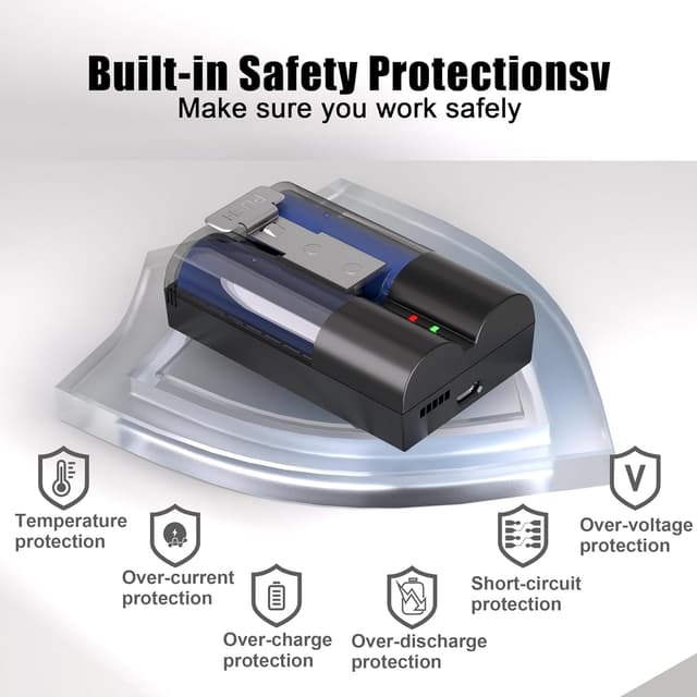 Detalle de 7200mAh JYJZPB Ring quick release battery