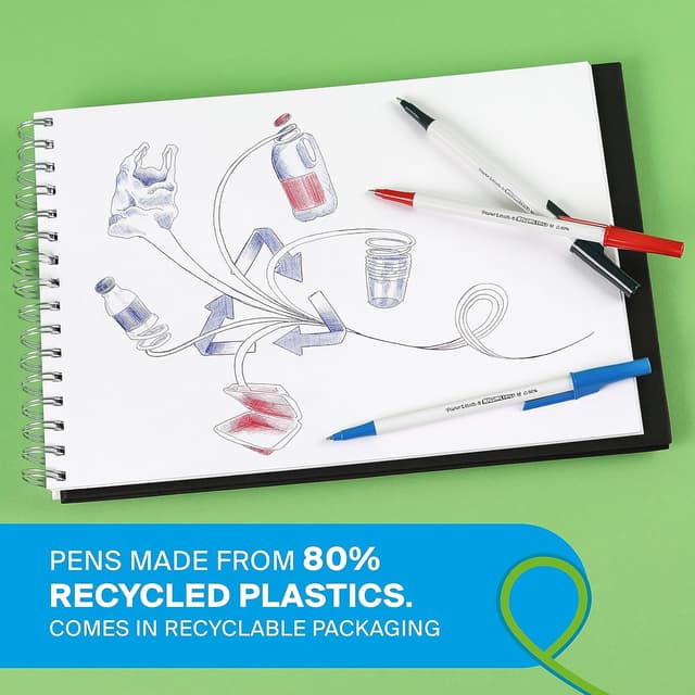 Detalle de Paper Mate Kilométrico Bolígrafos escritura larga