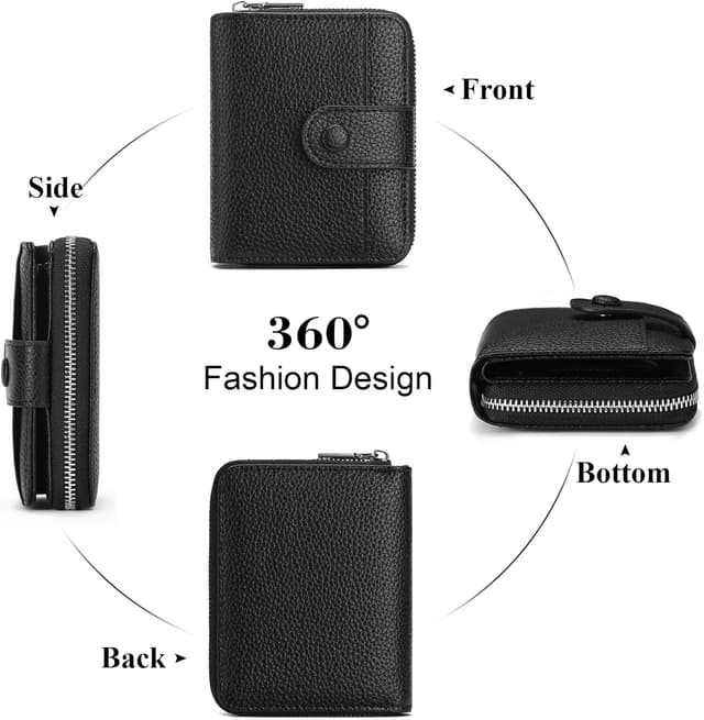 Thumbnail 4 de GAEKEAO Leather RFID Wallet 5 Slots
