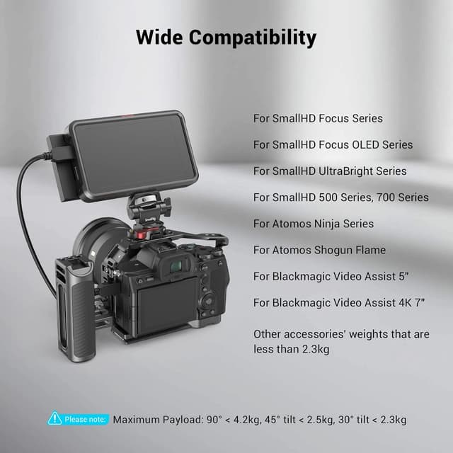 Thumbnail 2 de SMALLRIG 2906B supporto monitor 5-7"