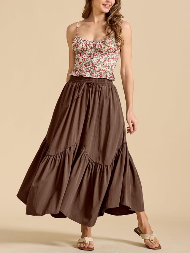 Thumbnail 3 de MAYFASEY Rock Maxirock elastische Taille