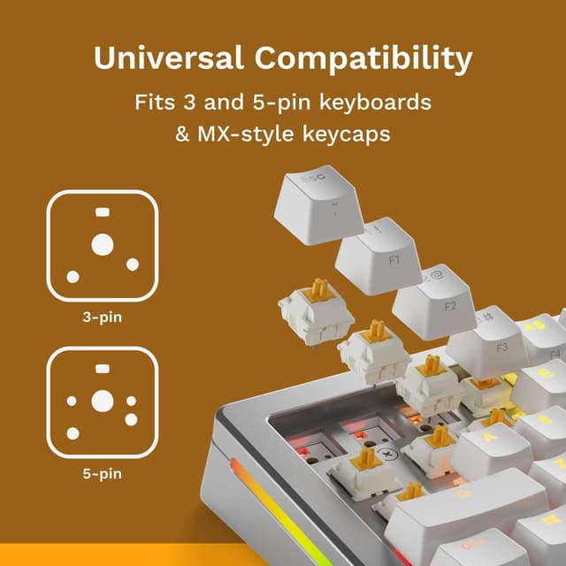 Thumbnail 4 de Glorious Panda Switches 36 Pack Lubed Tactile