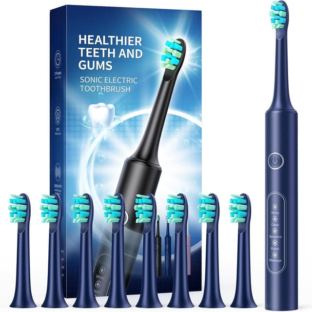 Imagen de Electric Toothbrush with 8 Replacement Heads en OfertitasTOP