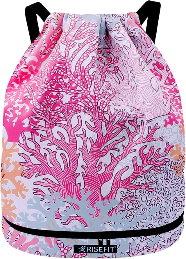 Detalle de Risefit Waterproof Drawstring Gym Bag 13