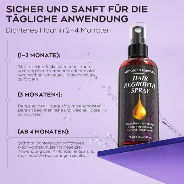 Thumbnail 4 de Voltuno Haarwachstum Serum Spray 60 ml