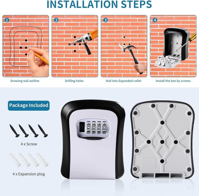 Thumbnail 2 de Mitoymia H001 Key Safe 4‑digit lock