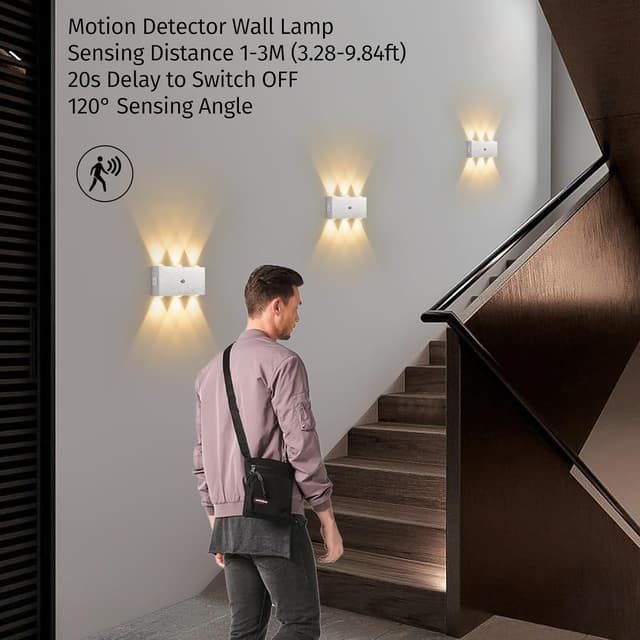 Thumbnail 1 de VOMI Lampara Pared Sin Cable con Sensor de Movimiento