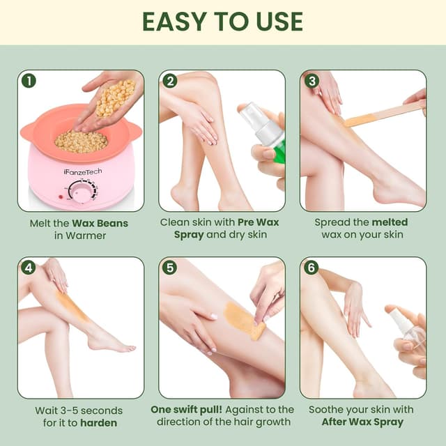 Detalle 2 de Waxing Set Wachs 6-Wochen-Ergebnisse zuhause