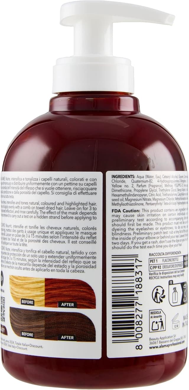 Detalle de Maschera colore rame non permanente 300 ml