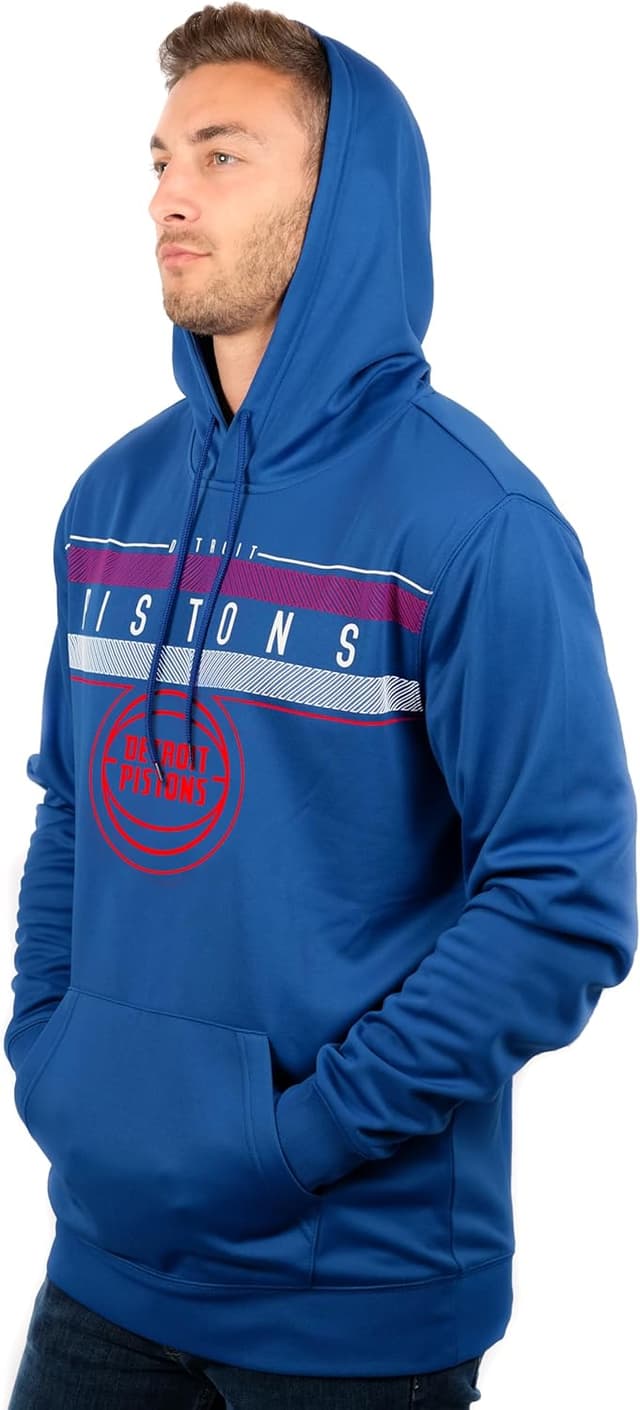 Detalle de Ultra Game Men’s NBA Official Super Soft Midtown Hoodie Sweatshirt