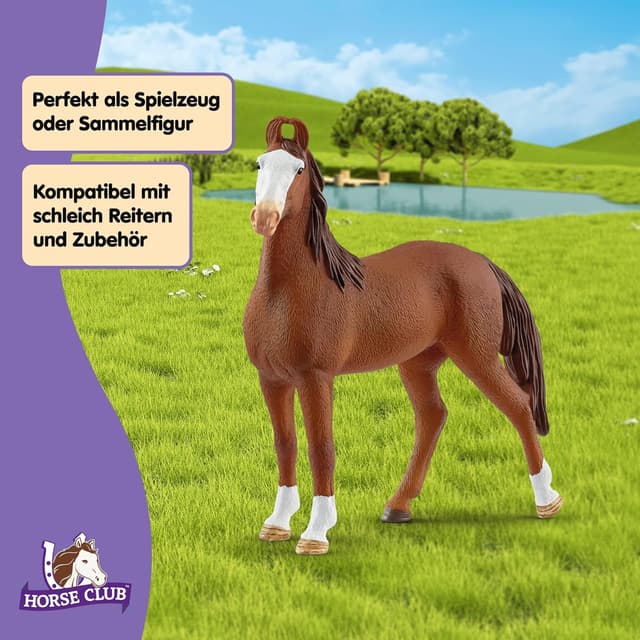 Detalle 2 de SCHLEICH Horse Club Marwari-Stute 14897 – detailgetreues Pferdespielzeug für Kinder ab 5 Jahren