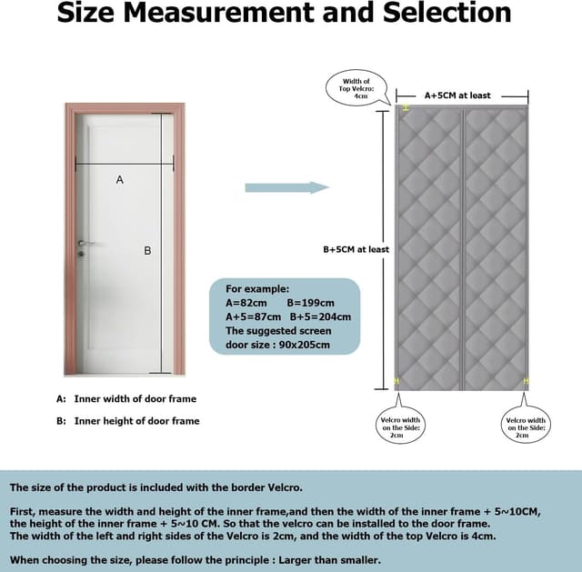 Detalle 1 de Wärmeschutzvorhang mit Magnet 190 cm