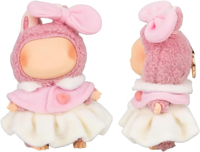 Thumbnail 1 de Verdelume Puppenkleidung 17 cm Rosa Kapuzen-Outfit