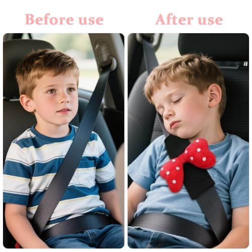 Thumbnail 4 de URAQT Protezioni per cintura di sicurezza papillon, 2 pezzi