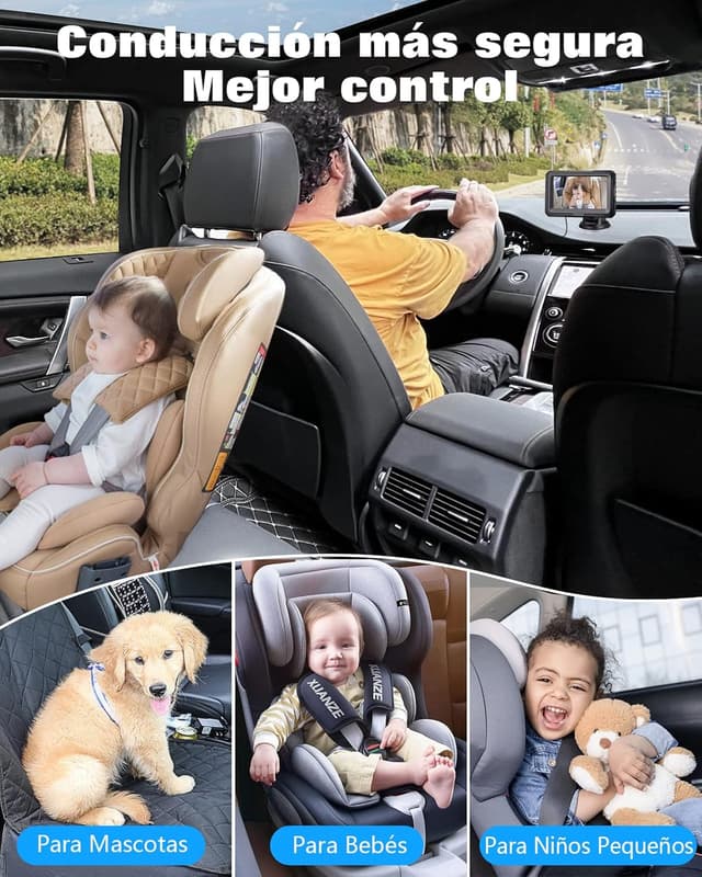 Thumbnail 5 de Zacro Cámara Bebé Asiento Trasero HD 1080P