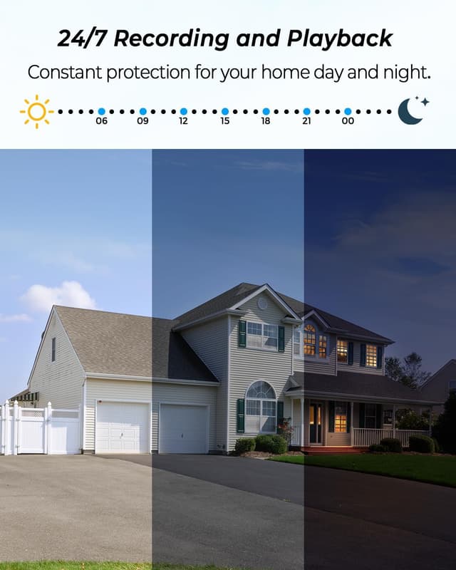 Detalle 2 de Reobiux 2K Outdoor Security Camera 30M