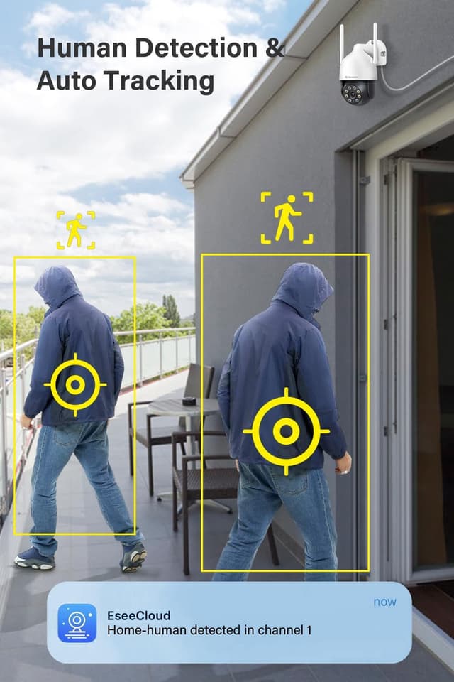 Thumbnail 1 de Jennov 5MP PTZ Kit Caméra 10" 📷