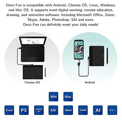 Thumbnail 5 de XP-PEN Deco Fun XS tablette graphique 4x6