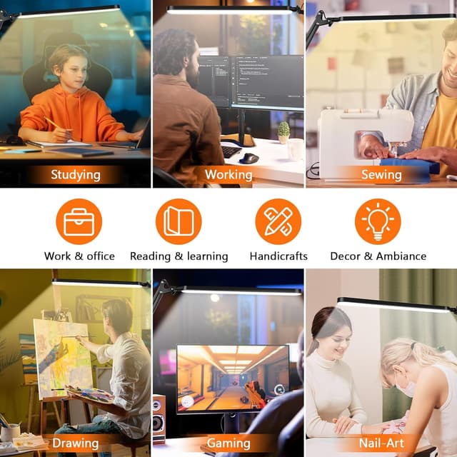 Thumbnail 5 de BIENSER LED desk lamp with clamp, 112 LEDs