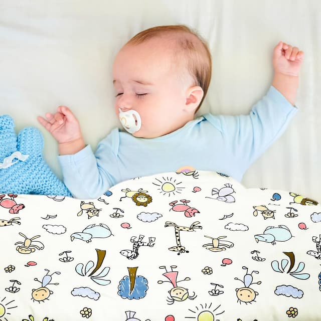 Thumbnail 3 de ComfortAce Sydney Baby Blanket (Candy Yellow) – soft animal printed baby blanket