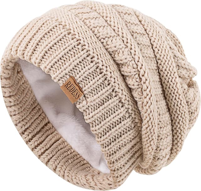 Detalle 2 de REDESS Slouchy Beanie Gorro de punto oversized
