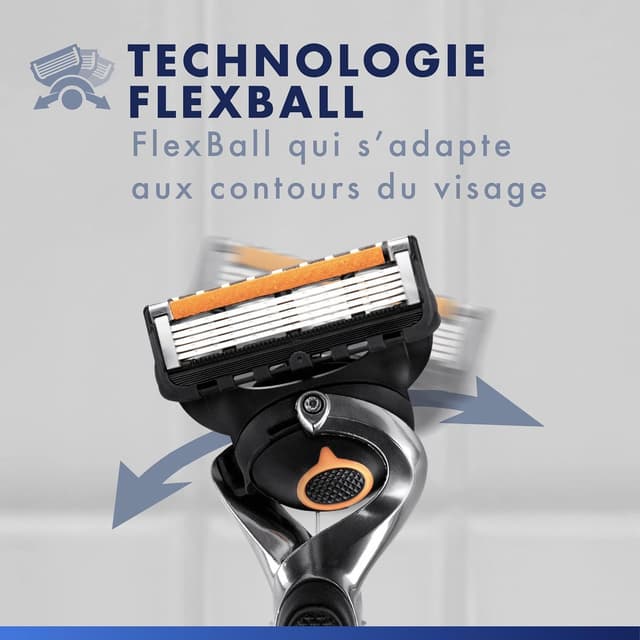 Detalle de Recharges de rasoir Gillette ProGlide pour hommes (10 recharges, lames et bande lubrifiante EverGlide)