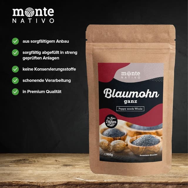 Thumbnail 5 de Blaumohn Monte Nativo 500 g 🍽