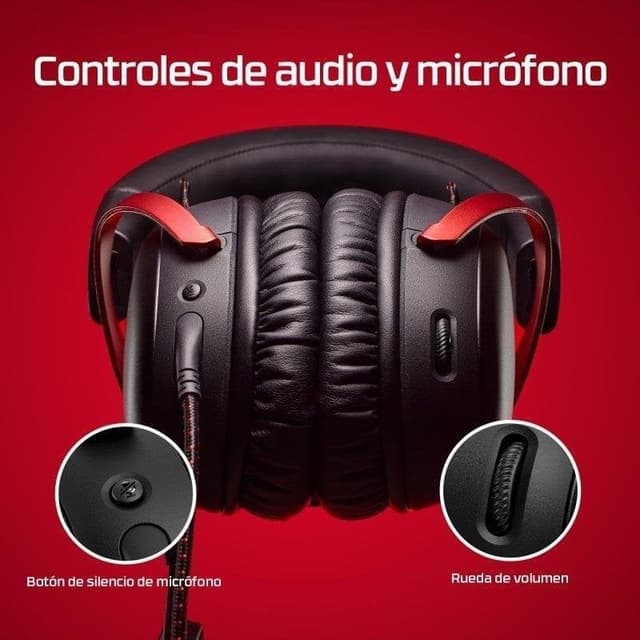 Detalle de HyperX Cloud III Auriculares gaming multiplataforma rojo/negro