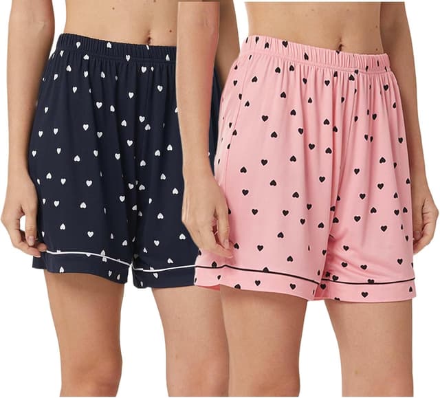 Thumbnail 6 de YUSHOW Schlafanzughose Damen 2er Pack Kurz ❤