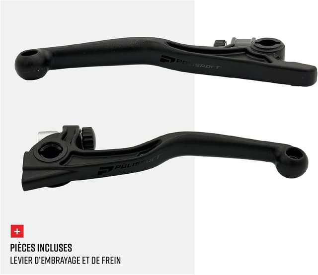 Detalle de Kit levier incassable POLISPORT 91575 APT pour KTM, Husqvarna, Gas Gas (noir)
