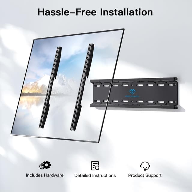 Thumbnail 6 de PERLESMITH Fixed TV Wall Mount 115 lb