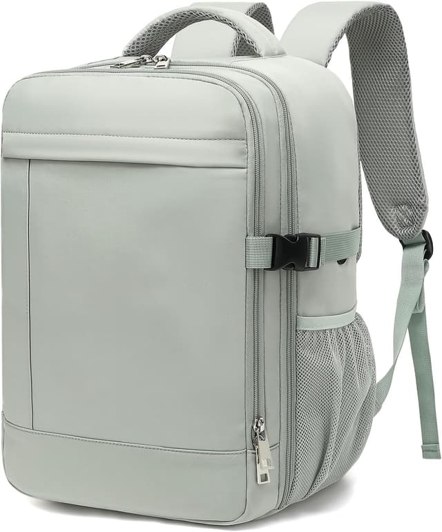 Detalle de Lossga Ryanair cabin bag 40x30x20 (24L) underseat travel backpack with TSA-style security unfolding and USB charging port