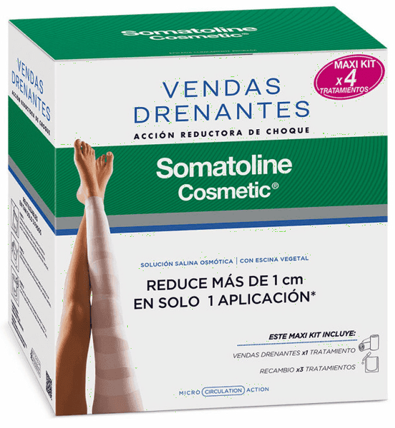 Detalle de Somatoline Maxi Kit Vendas reductoras 1,3 cm