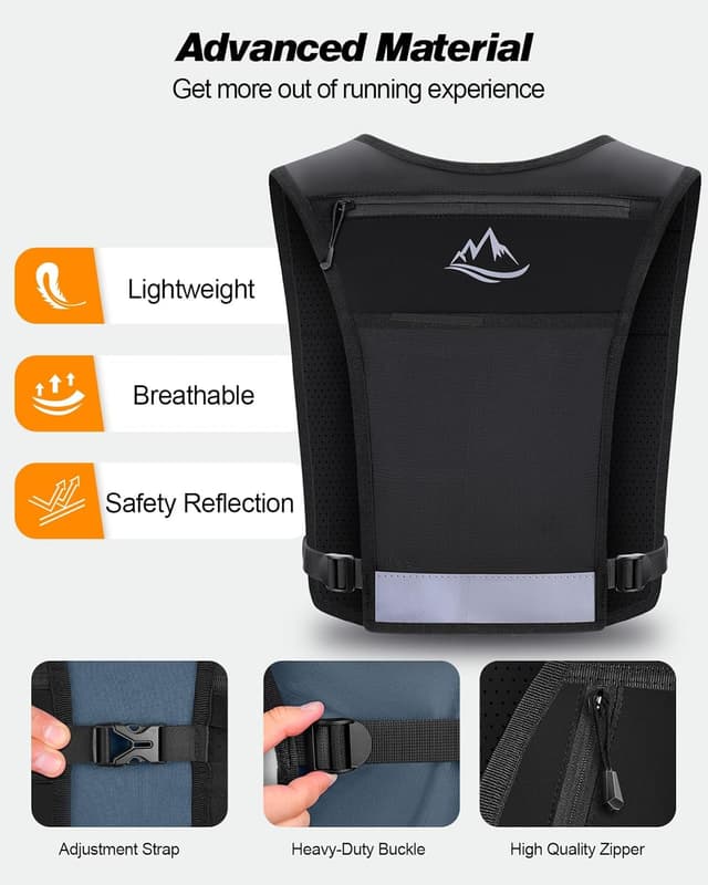 Thumbnail 2 de ISEYOU Running Vest with phone pocket