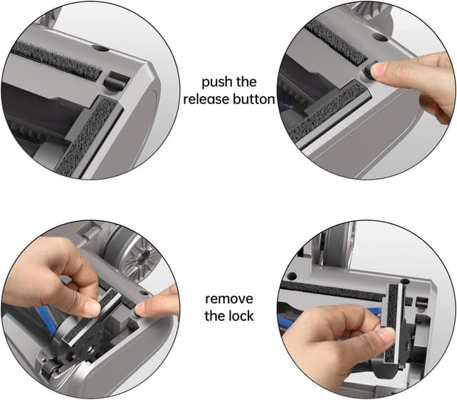 Detalle de KENVOR spazzola compatibile per Dyson V7, V8, V10, V11, V15 (LED) per pavimenti duri