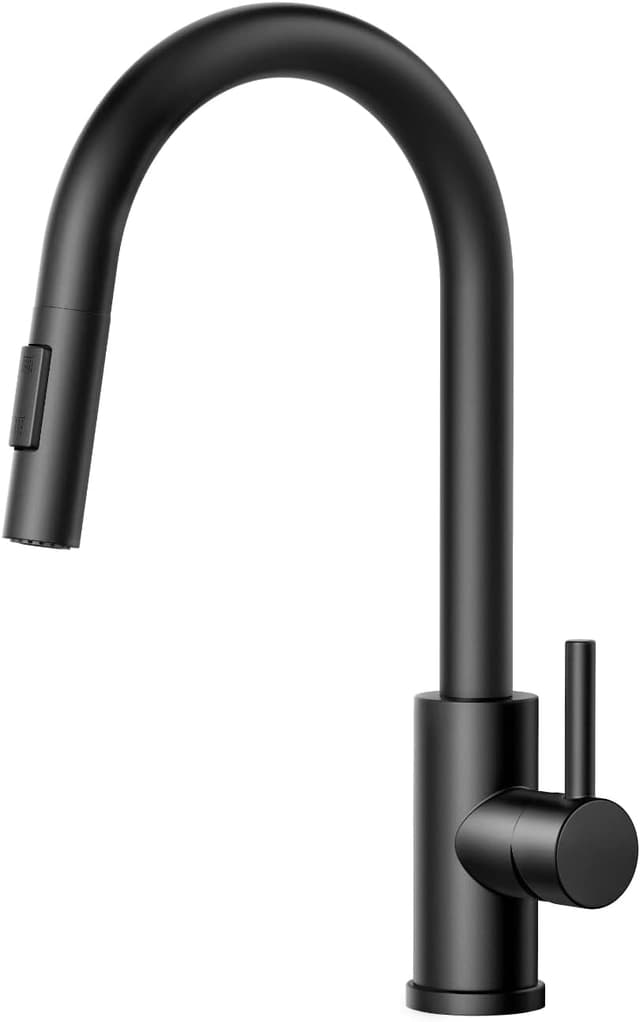 Imagen de FORIOUS Wasserhahn Küche Schwarz Hoher Bogen 26" en OfertitasTOP