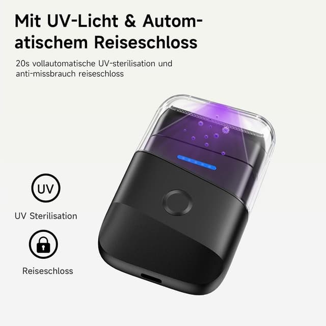 Detalle de Elektrischer Rasierer Herren mit UV 20 s