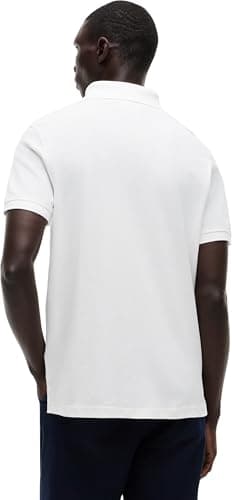 Detalle 2 de Tommy Hilfiger Polo de Manga Corta para Hombre 1985 Regular Fit en Blanco (White) – algodón orgánico