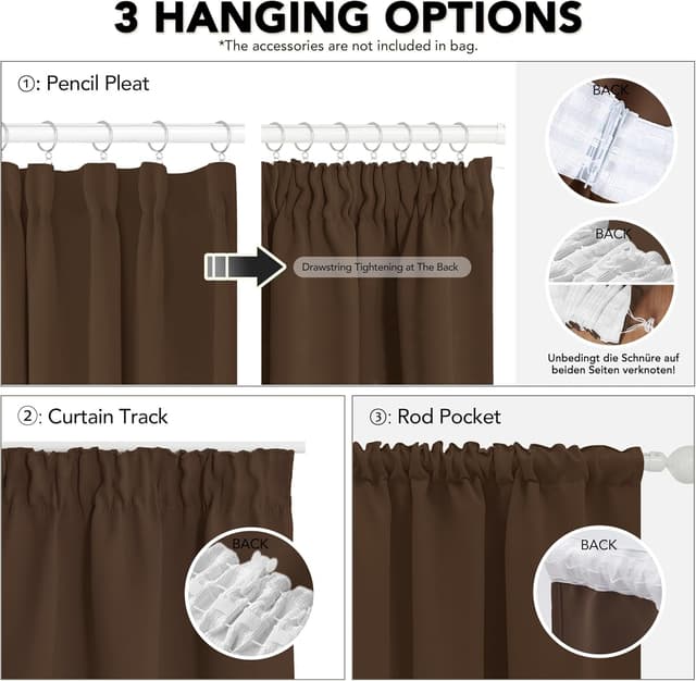 Detalle 2 de Deconovo Tende oscuranti 140x175