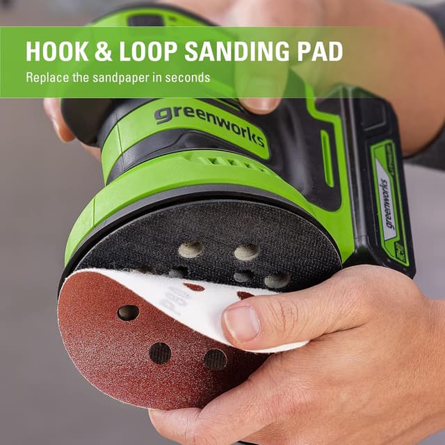 Thumbnail 5 de Greenworks Orbital Sander 24V 5 pouces