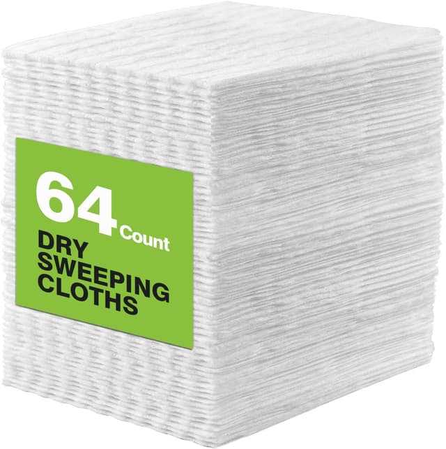 Detalle de HOMEXCEL Trockenkehrtücher für Swiffer Sweeper – 64 Einweg-Staubwedel-Nachfüllungen