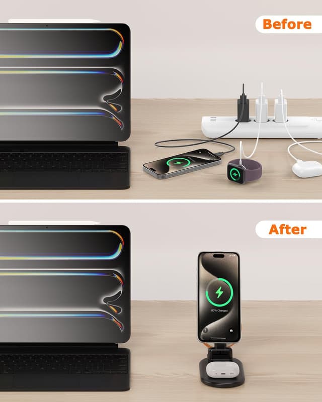 Thumbnail 5 de Cargador 3 en 1 magnético para iPhone