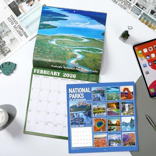 Thumbnail 5 de 2026 Wall Calendar, 12" x 24" ⚙